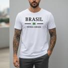 Camiseta Masculina Branca Brasil Bandeira Futebol Copa 2026 Algodão 30.1 Penteado Camisa Casual Torcedor Conforto Fit Estilo Esportivo Urbano Camiseta Masculina Branca Brasil Bandeira Futebol Copa 2026 Algodão 30.1 Penteado Camisa Casual Torcedor Conforto Fit Estilo Esportivo Urbano