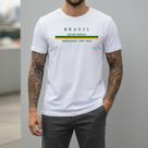 Camiseta Masculina Branca Brasil Copa 2026 Pátria Amada Camisa Futebol Orgulho Nacional Casual Cor:BrancoTamanho:M Camiseta Masculina Branca Brasil Copa 2026 Pátria Amada Camisa Futebol Orgulho Nacional Casual Cor:BrancoTamanho:M