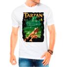 Camiseta Masculina Branca Desenho Tarzan Camiseta Masculina Branca Desenho Tarzan