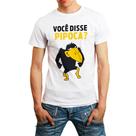 Camiseta Masculina Branca Jubileu Pipoca Picapau 02 Camiseta Masculina Branca Jubileu Pipoca Picapau 02