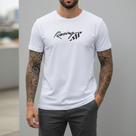 Camiseta Masculina Branca Malha Luxo Algodão Penteado Visual Autoral Streetwear Urbano Premium Casual Exclusivo Moderno