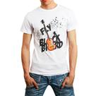 Camiseta Masculina Branca Música Guitarra Violão Baixo 02