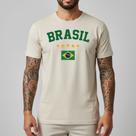 Camiseta Masculina Brasil Bandeira Algodão 100 Streetwear Casual Urbana Premium Confortável Lifestyle Leve Moderna Camiseta Masculina Brasil Bandeira Algodão 100 Streetwear Casual Urbana Premium Confortável Lifestyle Leve Moderna
