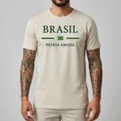 Camiseta Masculina Brasil Copa 2026 Algodão Premium Futebol Casual Torcedor Promoção Conforto Fit Estilo Urbano Nacional Manga Curta Moderna