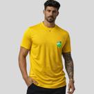 Camiseta Masculina Brasil Personalizada Poliéster Leve e Confortável Copa do Mundo Camiseta Masculina Brasil Personalizada Poliéster Leve e Confortável Copa do Mundo