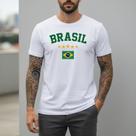 Camiseta Masculina Brasil Torcedor Bandeira Peito Copa 2026 Algodão 100 Streetwear Casual Confortável Lifestyle Moderno Camiseta Masculina Brasil Torcedor Bandeira Peito Copa 2026 Algodão 100 Streetwear Casual Confortável Lifestyle Moderno