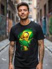 Camiseta Masculina Brasil Troféu Futebol Estampa Campeão Visual Marcante Design Premium Conforto Superior Paixão Torcedor