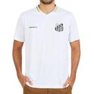 Camiseta Masculina Braziline Santos FC Torcedor Branca - 008 Camiseta Masculina Braziline Santos FC Torcedor Branca - 008