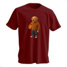 Camiseta Masculina Cachorro Malandro Maloqueiro Camisa Cachorro de Roupa - 100% Algodão