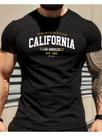 Camiseta Masculina California Est. 1986 - Algodão Confortável, Estilo Atlético