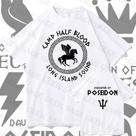 Camiseta Masculina Camp Half Poseidon - Camisa Algodão Frente E Costa