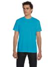 Camiseta masculina Canvas XL em poliéster e algodão 3,6 oz turquesa