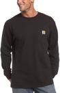 Camiseta masculina Carhartt folgada, pesada, manga comprida