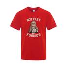 Camiseta Masculina Casual de Algodão com Estampa Kawaii de Preguiça