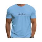 Camiseta Masculina Casual de Algodão - Manga Curta, Gola Redonda, Estampa Moderna