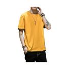 Camiseta Masculina Casual de Algodão - Manga Curta, Respirável e Moderna - Coleção 2024