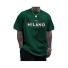Camiseta Masculina Casual De Verão Respirável Com Gola Redonda, Estampas E Letras Top De Moda Para Camiseta Masculina Casual De Verão Respirável Com Gola Redonda, Estampas E Letras Top De Moda Para