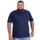 Camiseta Masculina Casual Plus Size Azul Marinho Camiseta Masculina Casual Plus Size Azul Marinho