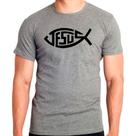 Camiseta Masculina Cinza Fé Gospel Católica Religião 12