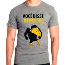 Camiseta Masculina Cinza Jubileu Pipoca Picapau 02 Camiseta Masculina Cinza Jubileu Pipoca Picapau 02