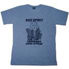 Camiseta masculina Cinza mescla musculação Goz Spirit model Urban Gym Style Camiseta masculina Cinza mescla musculação Goz Spirit model Urban Gym Style