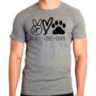 Camiseta Masculina Cinza Pet Cachorro Dog 05