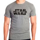 Camiseta Masculina Cinza Star Wars Filme 02