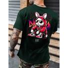 Camiseta Masculina Coelho Bunny Streetwear Camisa Manfinity Estilo