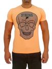 Camiseta Masculina com Caveira ETech - Não Amassa - Anti Odor e Suor-Slim Fit -Encorpada Extra Macio