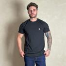 Camiseta Masculina Country Preta Manga Curta Paint Horse