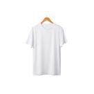 Camiseta masculina Cricut de gola redonda pequena com tinta infusível branca x2