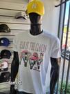 Camiseta masculina de algodão branca
