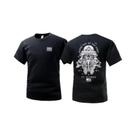 Camiseta Masculina De Algodão Com Gola Redonda E Manga Curta, Estilo Militar Tático De Verão.