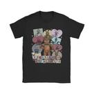 Camiseta Masculina De Algodão Com Gola Redonda E Manga Curta Five Nights at Freddy's FNAF Com