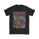 Camiseta Masculina De Algodão Com Gola Redonda E Manga Curta Five Nights at Freddy's FNAF Com Camiseta Masculina De Algodão Com Gola Redonda E Manga Curta Five Nights at Freddy's FNAF Com