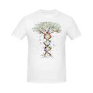 Camiseta Masculina De Algodão Com Manga Curta, Árvore Da Vida, DNA, Estilo Verão, Y2K, Streetwear,