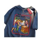 Camiseta Masculina De Algodão Hip Hop, Manga Curta, Gola Redonda, Casual, Design Sell Your Soul