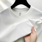 Camiseta Masculina de Algodão - Manga Curta, Gola Redonda, Respirável