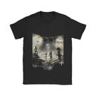 Camiseta Masculina De Algodão Puro Com Humor Clair Obscur Expedition 33 Game Manga Curta Com Gola