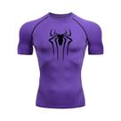 Camiseta Masculina De Compressão De Secagem Rápida, Manga Curta, Fitness, Corrida, Academia,