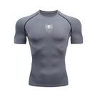 Camiseta Masculina De Compressão De Secagem Rápida, Manga Curta, Fitness, Corrida, Academia,