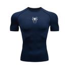 Camiseta Masculina De Compressão De Secagem Rápida, Manga Curta, Fitness, Corrida, Academia,