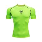 Camiseta Masculina De Compressão De Secagem Rápida, Manga Curta, Fitness, Corrida, Academia,