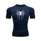 Camiseta Masculina De Compressão De Secagem Rápida, Manga Curta, Fitness, Corrida, Academia,