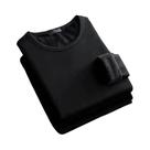Camiseta Masculina de Inverno - Manga Longa, Lã Térmica, Gola Redonda Camiseta Masculina de Inverno - Manga Longa, Lã Térmica, Gola Redonda