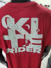 Camiseta masculina de malha vermelha