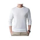 Camiseta Masculina de Manga Comprida Gola Redonda Waffle - Confortável e Casual (2024)