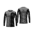 Camiseta Masculina De Manga Longa De Secagem Rápida Para Esportes, Ciclismo, Moto, Moda Clássica