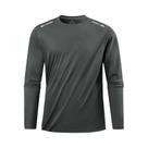 Camiseta Masculina De Manga Longa Refletiva De Secagem Rápida Para Corrida E Academia, Pullover Camiseta Masculina De Manga Longa Refletiva De Secagem Rápida Para Corrida E Academia, Pullover