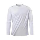Camiseta Masculina De Manga Longa Refletiva De Secagem Rápida Para Corrida E Academia, Pullover